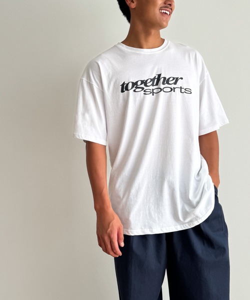 CANAL JEAN(キャナルジーン)の「El mar together sportsオーバーサイズ半袖Tシャツ(Tシャツ/カットソー・レディース・ホワイト/ブラック/ブルー・ONE SIZE)」の21枚目の写真