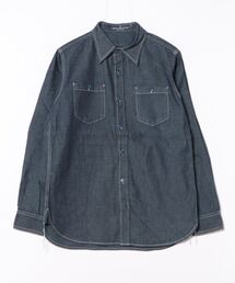 【HOUSTON】USA COTTON CHAMBRAY SHIRT (U. S. N.)