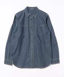 【HOUSTON】USA COTTON CHAMBRAY SHIRT (U. S. N.)