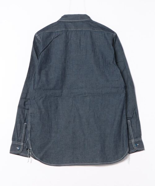 HOUSTON(ヒューストン)の「【HOUSTON】USA COTTON CHAMBRAY SHIRT (U. S. N.)(シャツ/ブラウス・レディース・その他1/その他2/その他・18/17/16/15 )」の4枚目の写真