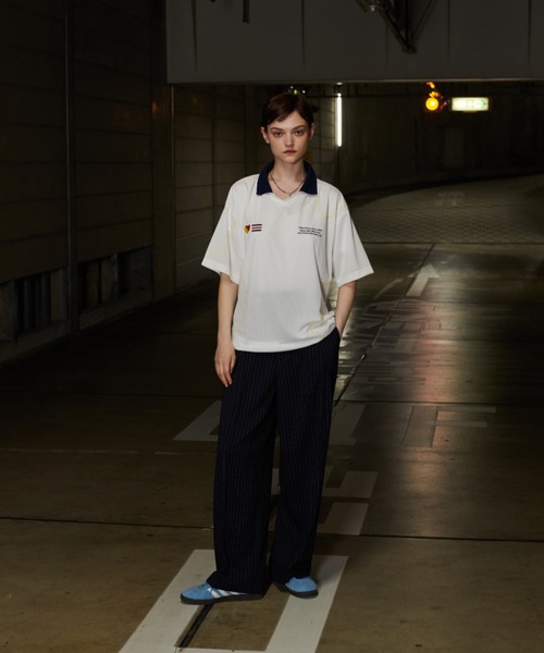 ONCILY（オンシェリー）の「DRAW CODE GAME SHIRT  /ドローコードゲームシャツ（Tシャツ/カットソー・メンズ・グレー/ブルー/オフホワイト・SMALL/MEDIUM/LARGE）」の12枚目の写真