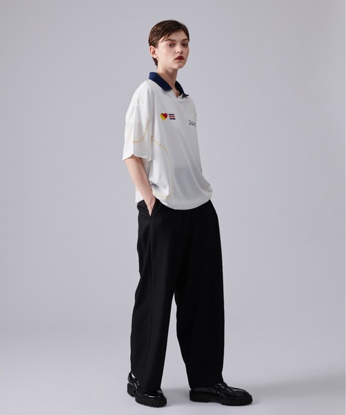 ONCILY（オンシェリー）の「DRAW CODE GAME SHIRT  /ドローコードゲームシャツ（Tシャツ/カットソー・メンズ・グレー/ブルー/オフホワイト・SMALL/MEDIUM/LARGE）」の19枚目の写真