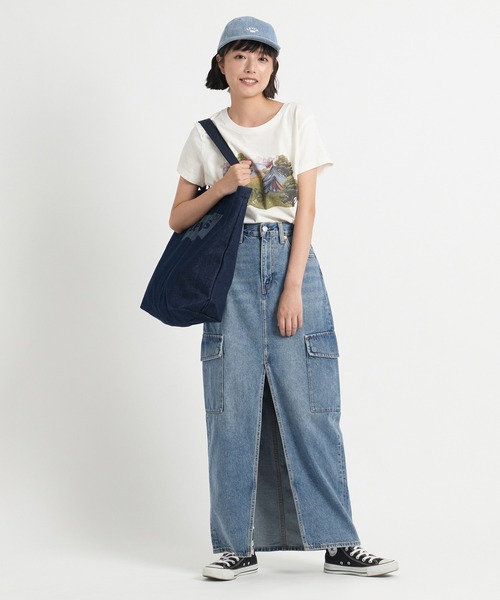 Levi's（リーバイス）の「Levi's/リーバイス バットウィング トートバッグ ブルー（トートバッグ・レディース・ブルー・OS）」の4枚目の写真