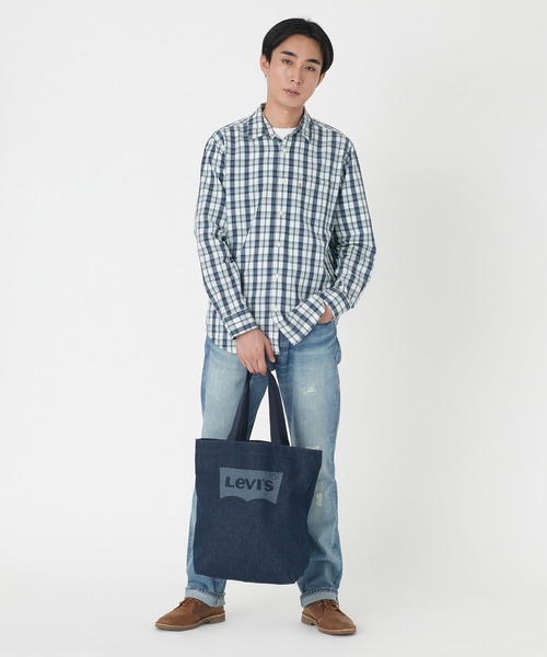 Levi's（リーバイス）の「Levi's/リーバイス バットウィング トートバッグ ブルー（トートバッグ・レディース・ブルー・OS）」の13枚目の写真