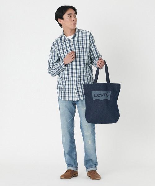 Levi's（リーバイス）の「Levi's/リーバイス バットウィング トートバッグ ブルー（トートバッグ・レディース・ブルー・OS）」の12枚目の写真