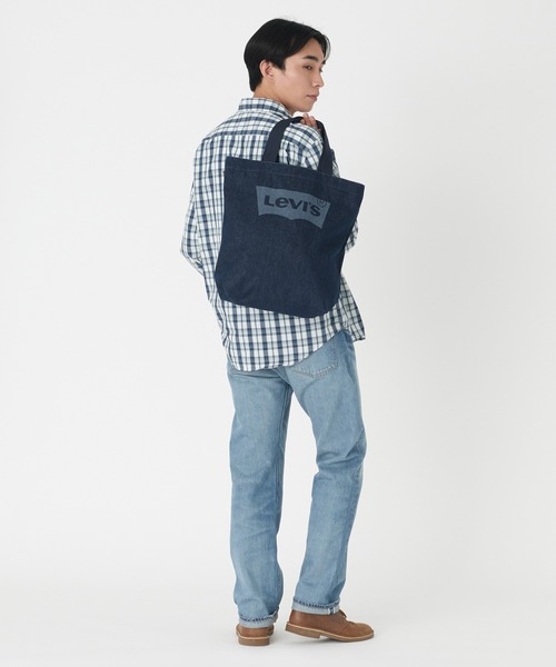 Levi's（リーバイス）の「Levi's/リーバイス バットウィング トートバッグ ブルー（トートバッグ・レディース・ブルー・OS）」の11枚目の写真