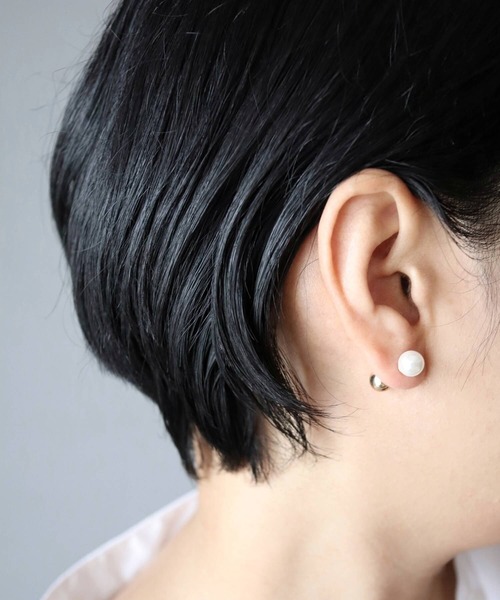 CERCA(チェルカ)の「KAM.accessory/金属アレルギー対応/パールピアス/4WAYバックキャッチピアス(ピアス(両耳用)・レディース・ゴールド/シルバー・FREE)」の4枚目の写真