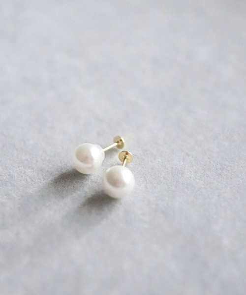 CERCA(チェルカ)の「KAM.accessory/金属アレルギー対応/パールピアス/4WAYバックキャッチピアス(ピアス(両耳用)・レディース・ゴールド/シルバー・FREE)」の11枚目の写真