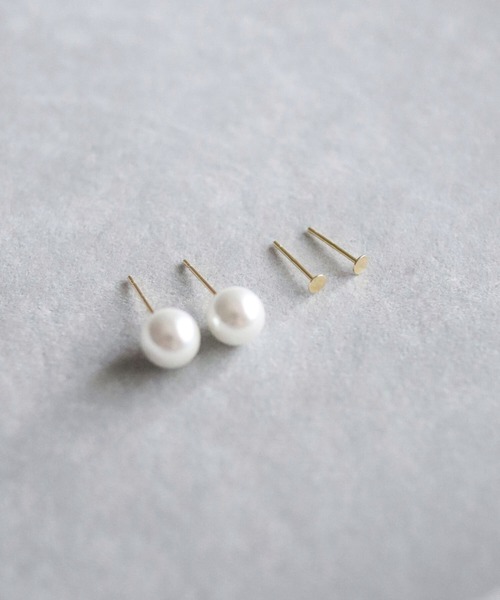 CERCA(チェルカ)の「KAM.accessory/金属アレルギー対応/パールピアス/4WAYバックキャッチピアス(ピアス(両耳用)・レディース・ゴールド/シルバー・FREE)」の15枚目の写真