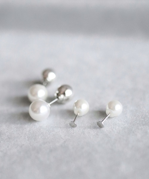 CERCA(チェルカ)の「KAM.accessory/金属アレルギー対応/パールピアス/4WAYバックキャッチピアス(ピアス(両耳用)・レディース・ゴールド/シルバー・FREE)」の20枚目の写真