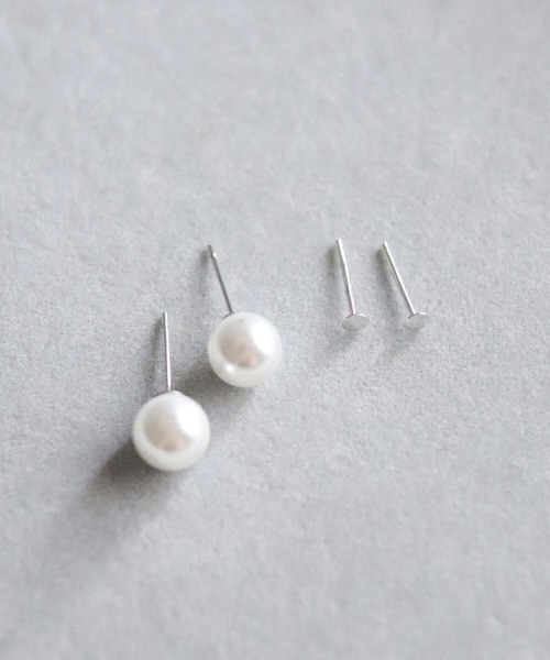 CERCA(チェルカ)の「KAM.accessory/金属アレルギー対応/パールピアス/4WAYバックキャッチピアス(ピアス(両耳用)・レディース・ゴールド/シルバー・FREE)」の21枚目の写真