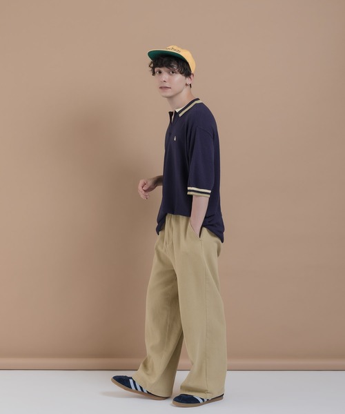 MUHET(ミュエータ)の「ラインスキッパーニット(Tシャツ/カットソー・レディース・ネイビー/イエロー/ブラウン・X-LARGE/MEDIUM)」の12枚目の写真