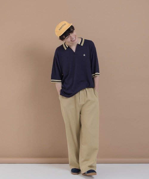 MUHET(ミュエータ)の「ラインスキッパーニット(Tシャツ/カットソー・レディース・ネイビー/イエロー/ブラウン・X-LARGE/MEDIUM)」の13枚目の写真