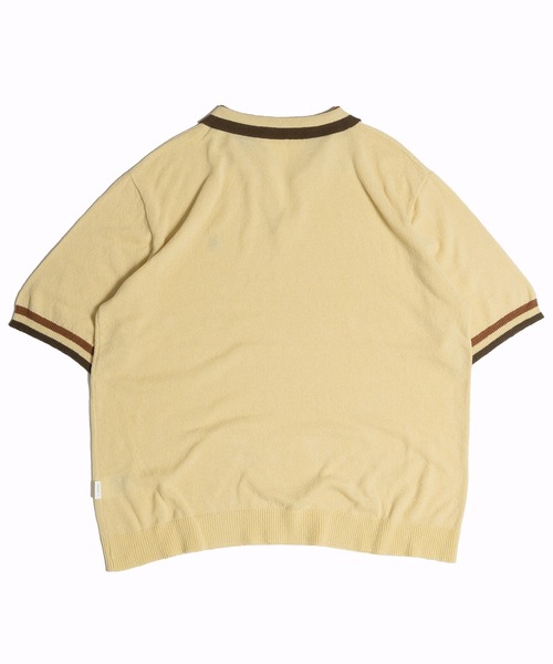 MUHET(ミュエータ)の「ラインスキッパーニット(Tシャツ/カットソー・レディース・ネイビー/イエロー/ブラウン・X-LARGE/MEDIUM)」の5枚目の写真