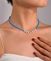 yu-ka（ユーカ）の「YU-KA:パール＆カラービーズネックレス（ネックレス）」