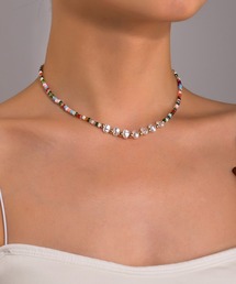 Newport（ニューポート）の「YU-KA:パール＆カラービーズネックレス（ネックレス）」