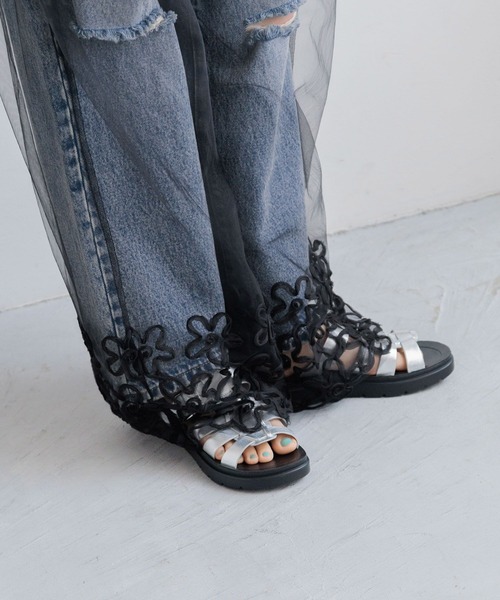 LOWRYS FARM（ローリーズファーム）の「アソートレイヤードパンツ 136330（その他パンツ・レディース・ブラック系その他/ホワイト/アイボリー/ブラック・FREE）」の20枚目の写真