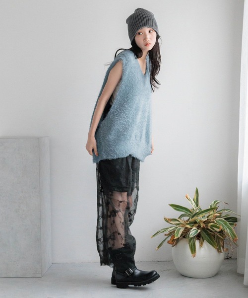 LOWRYS FARM（ローリーズファーム）の「アソートレイヤードパンツ 136330（その他パンツ・レディース・ブラック系その他/ホワイト/アイボリー/ブラック・FREE）」の11枚目の写真