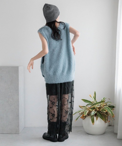 LOWRYS FARM（ローリーズファーム）の「アソートレイヤードパンツ 136330（その他パンツ・レディース・ブラック系その他/ホワイト/アイボリー/ブラック・FREE）」の10枚目の写真