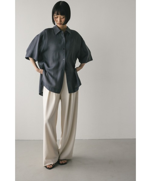 【新品未使用タグ付き】stylemixer シアーレイヤーシャツ　ホワイト 新品未使用タグ付き】stylemixer シアーレイヤーシャツ ホワイト