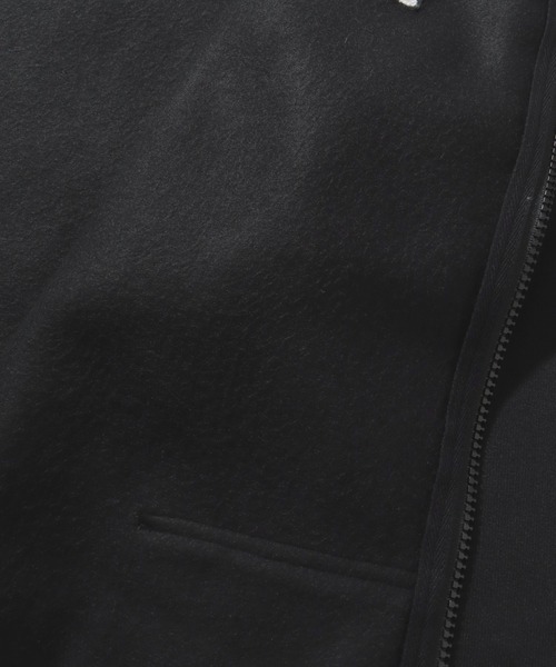 Dickies（ディッキーズ）の「【GENUINE DICKIES/ジェニュインディッキーズ】 裏起毛 ワンポイント刺繍フルジップパーカー（パーカー・メンズ・ブルー/ブラック/アッシュグレー・XL/L/M）」の4枚目の写真