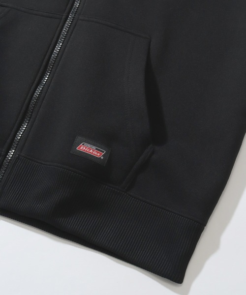 Dickies（ディッキーズ）の「【GENUINE DICKIES/ジェニュインディッキーズ】 裏起毛 ワンポイント刺繍フルジップパーカー（パーカー・メンズ・ブルー/ブラック/アッシュグレー・XL/L/M）」の6枚目の写真