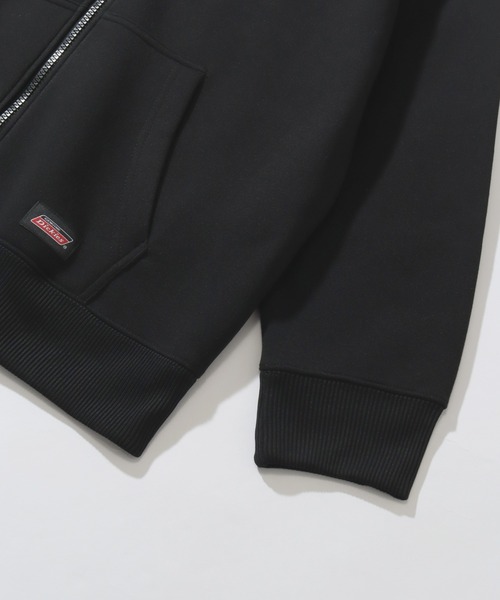 Dickies（ディッキーズ）の「【GENUINE DICKIES/ジェニュインディッキーズ】 裏起毛 ワンポイント刺繍フルジップパーカー（パーカー・メンズ・ブルー/ブラック/アッシュグレー・XL/L/M）」の7枚目の写真
