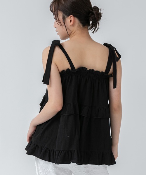 NODRESS x LABELHOOD リボン　キャミソール　トップス NODRESS x LABELHOOD リボン キャミソール トップス - メルカリ