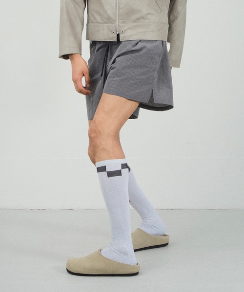 JIEDA(ジエダ)の「NYLON SHORTS(その他パンツ・メンズ・グレー/ブラック・1/2)」の2枚目の写真