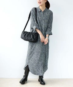 【希少☆完売品】メゾンスペシャル バックオープンラメニットワンピース　ブルー MAISON SPECIAL（メゾンスペシャル）の「Back Open Lame Knit