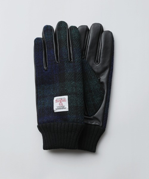 Harris Tweed×本革レザースマホ対応グローブ(手袋)|LIL VENDARS(リルヴェンダース) Harris Tweed×本革レザースマホ対応グローブ(手袋)|LIL VENDARS(リルヴェンダース)