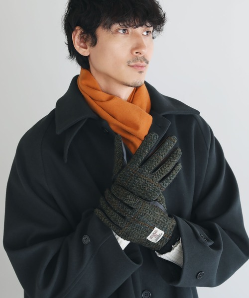 Harris Tweed×本革レザースマホ対応グローブ(手袋)|LIL VENDARS(リルヴェンダース) Harris Tweed×本革レザースマホ対応グローブ(手袋)|LIL VENDARS(リルヴェンダース)