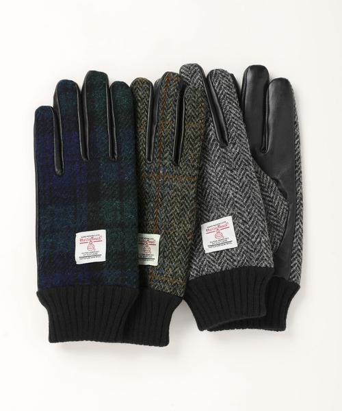 Harris Tweed×本革レザースマホ対応グローブ(手袋)|LIL VENDARS(リルヴェンダース) Harris Tweed×本革レザースマホ対応グローブ(手袋)|LIL VENDARS(リルヴェンダース)