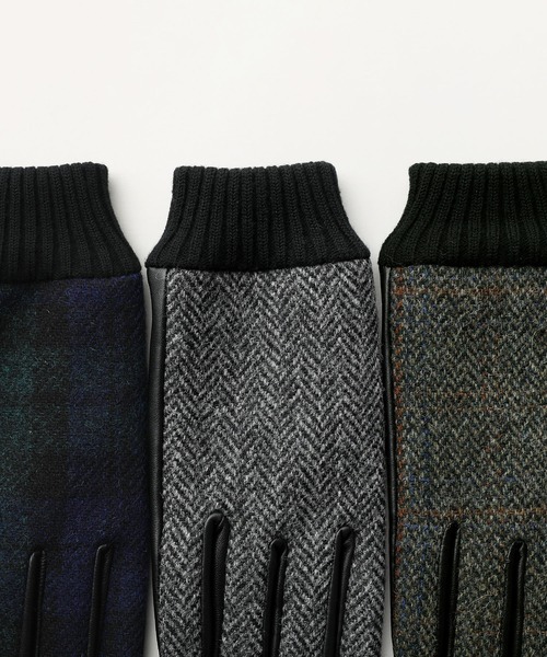 Harris Tweed×本革レザースマホ対応グローブ(手袋)|LIL VENDARS(リルヴェンダース) Harris Tweed×本革レザースマホ対応グローブ(手袋)|LIL VENDARS(リルヴェンダース)