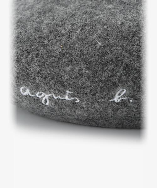 agnes b.（アニエスベー）の「キッズ ベレー帽（ハンチング/ベレー帽・キッズ・グレー系その他・2/1/0）」の2枚目の写真