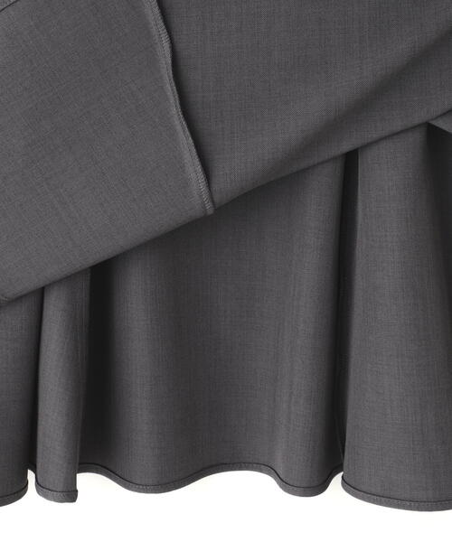 NATURAL BEAUTY BASIC（ナチュラルビューティーベーシック）の「◇ヘム切替マーメイドスカート（スカート・レディース・ブラック/グレー/ダークブラウン/グレー系その他/ダークブラウン系・SMALL/MEDIUM）」の19枚目の写真