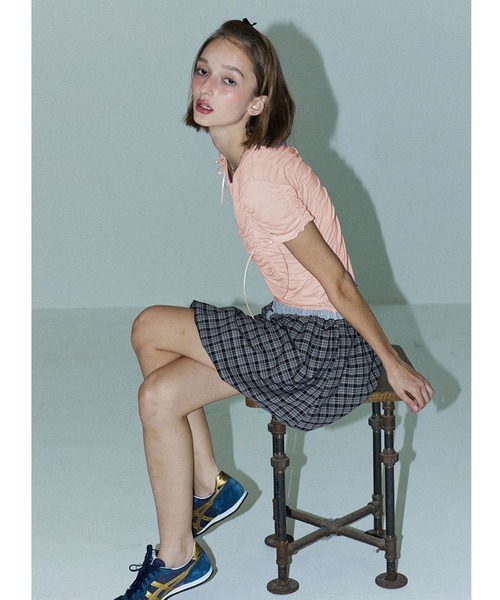 DEARSTALKER（ディアストーカー）の「DEARSTALKER／シルキーシャーリングＴ（Tシャツ/カットソー・レディース・ホワイト/ベビーピンク・FREE）」の9枚目の写真