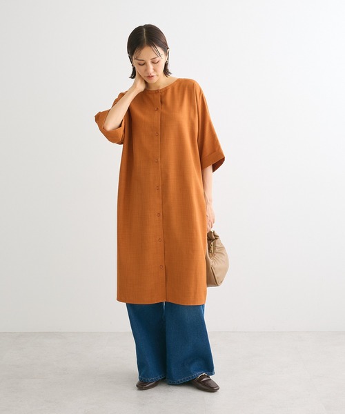 ELENCARE DUE（エレンカーレデュエ）の「・ELENCARE DUE デニムタックワイドパンツ（デニムパンツ・レディース・インディゴブルー/ダークインディゴブルー/ブラック・FREE）」の18枚目の写真