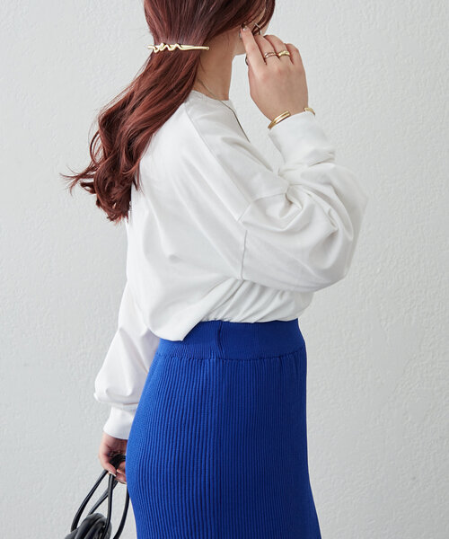 continuer de NICE CLAUP(コンティニューデナイスクラップ)の「《@kana__18s select》アソートロゴロンT(Tシャツ/カットソー・レディース・ホワイト/ホワイト系その他/オフホワイト・FREE)」の14枚目の写真