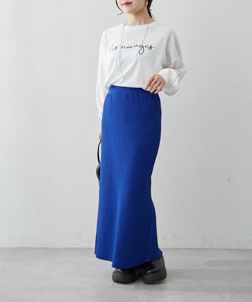 continuer de NICE CLAUP(コンティニューデナイスクラップ)の「《@kana__18s select》アソートロゴロンT(Tシャツ/カットソー・レディース・ホワイト/ホワイト系その他/オフホワイト・FREE)」の16枚目の写真