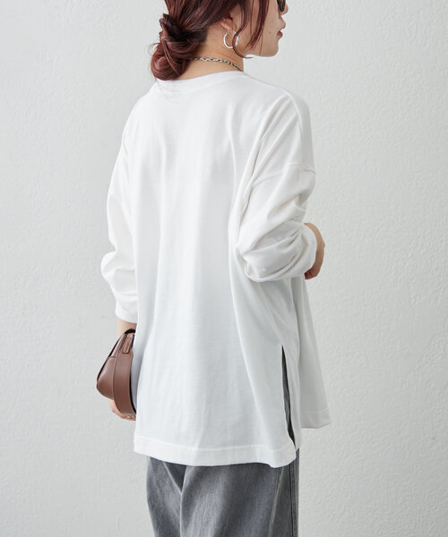 continuer de NICE CLAUP(コンティニューデナイスクラップ)の「《@kana__18s select》アソートロゴロンT(Tシャツ/カットソー・レディース・ホワイト/ホワイト系その他/オフホワイト・FREE)」の21枚目の写真