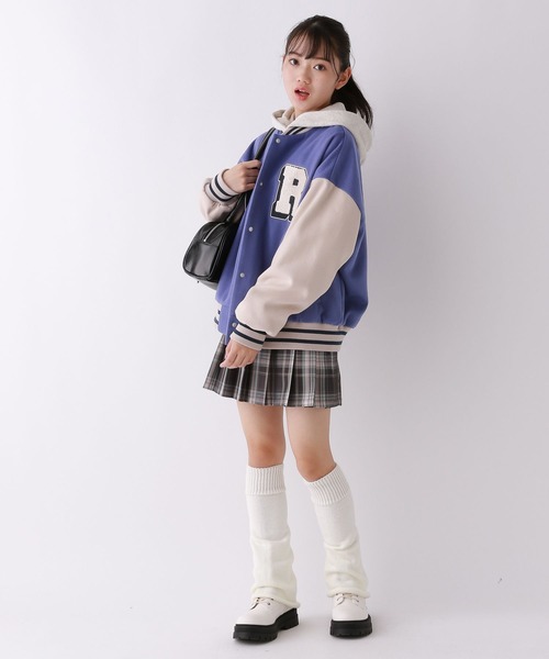 repipi armario（レピピ アルマリオ）の「サガラワッペンスタジャン（スタジャン・キッズ・ネイビー/グレー/ブルー/ブラック・SMALL/MEDIUM/LARGE）」の8枚目の写真