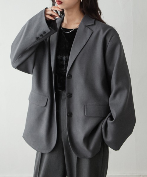 ルーズテーラードジャケット（テーラードジャケット）｜Chillfar