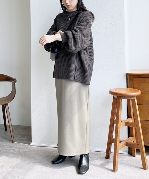 セール】ボリューム袖ワッフルニット（ニット/セーター）｜reca（レカ