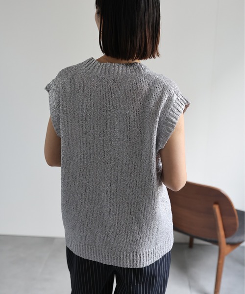 【1度着用のみ美品】 AP STUDIO アパルトモン ニットベスト 1度着用のみ美品】 AP STUDIO アパルトモン ニットベスト