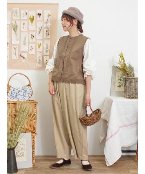 Samansa Mos2（サマンサ モスモス）の「エッグパンツ（その他パンツ・レディース・ネイビー/ベージュ/カーキ・F）」の7枚目の写真