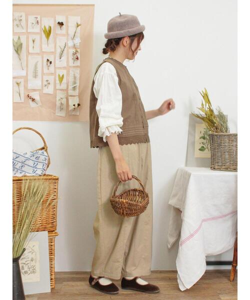 Samansa Mos2（サマンサ モスモス）の「エッグパンツ（その他パンツ・レディース・ネイビー/ベージュ/カーキ・F）」の9枚目の写真