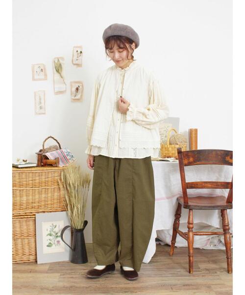 Samansa Mos2（サマンサ モスモス）の「エッグパンツ（その他パンツ・レディース・ネイビー/ベージュ/カーキ・F）」の18枚目の写真