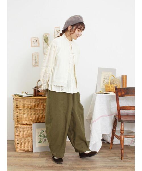 Samansa Mos2（サマンサ モスモス）の「エッグパンツ（その他パンツ・レディース・ネイビー/ベージュ/カーキ・F）」の20枚目の写真