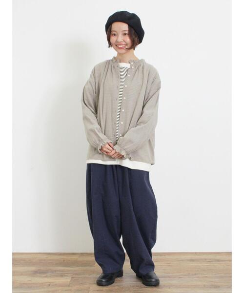 Samansa Mos2（サマンサ モスモス）の「エッグパンツ（その他パンツ・レディース・ネイビー/ベージュ/カーキ・F）」の22枚目の写真